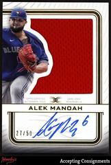 Alek Manoah Baseball Cards 2023 Topps Definitive Autograph Relic Collection Prices