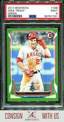Mike Trout [Green] Baseball Cards 2014 Bowman Prices