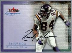 Randy Moss Football Cards 2000 Fleer Autographics Prices