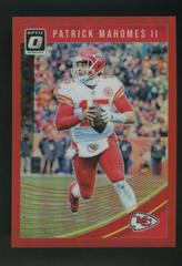 Patrick Mahomes II [Red] #49 Football Cards 2018 Donruss Optic Prices