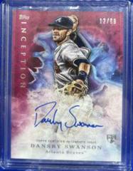 Dansby Swanson [Autograph] #103 Baseball Cards 2017 Topps Inception Prices