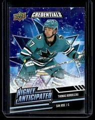 Thomas Bordeleau #HA-36 Hockey Cards 2022 Upper Deck Credentials Highly Anticipated Prices