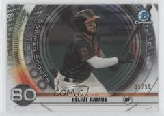 Heliot Ramos [Gary Vee] Baseball Cards 2020 Bowman Chrome Scouts' Top 100 Prices