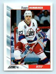 Teppo Numminen #102 Hockey Cards 1992 Score Prices