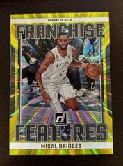 Mikal Bridges [Yellow] #2 Basketball Cards 2023 Panini Donruss Franchise Features Prices
