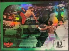 AJ Styles [Green] #1 Wrestling Cards 2020 Topps WWE Chrome Prices