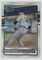 Casey Mize [Rapture] Baseball Cards 2020 Panini Donruss Rated Prospects Prices