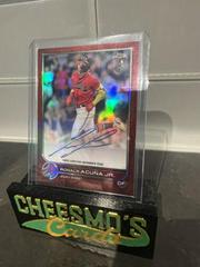 Ronald Acuna Jr. [Red] #BBA-RA Baseball Cards 2022 Topps Chrome Ben Baller Autographs Prices