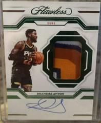 Deandre Ayton [Emerald] #14 Basketball Cards 2022 Panini Flawless Patch Autograph Prices
