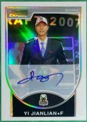YI Jianlian [Autograph Refractor] #121 Basketball Cards 2007 Bowman Chrome Prices