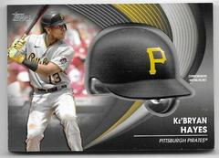 Ke'Bryan Hayes [Black] #BH-KH Baseball Cards 2022 Topps Batting Helmet Relic Prices
