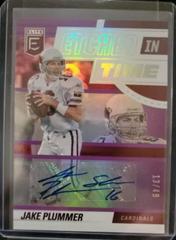 Jake Plummer [Purple] Football Cards 2022 Panini Donruss Elite Etched in Time Signatures Prices
