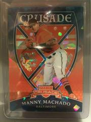 Manny Machado [Blue Ice] #5 Baseball Cards 2018 Panini Chronicles Crusade Prices