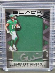 Garrett Wilson #SSR-GWI Football Cards 2022 Panini Black Sizeable Signatures Rookie Jersey Prices