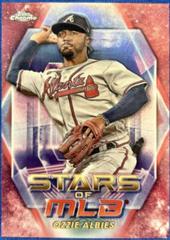 Ozzie Albies [Red] Baseball Cards 2023 Topps Stars of MLB Chrome Prices