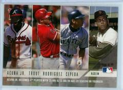 Alex Rodriguez, Mike Trout, Orlando Cepeda, Ronald Acuna Jr. #763 Baseball Cards 2018 Topps Now Prices
