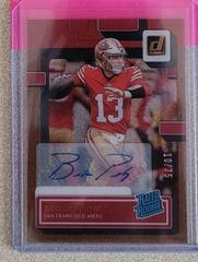 Brock Purdy [Autograph Orange] Football Cards 2022 Panini Clearly Donruss Prices