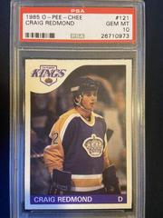 Craig Redmond #121 Hockey Cards 1985 O-Pee-Chee Prices