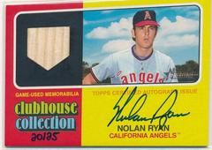 Nolan Ryan #CCAR-NR Baseball Cards 2024 Topps Heritage Clubhouse Collection Autograph Relic Prices