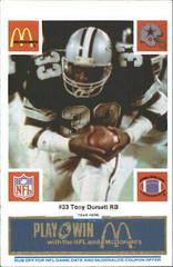 Tony Dorsett [Blue] Football Cards 1986 McDonald's Cowboys Prices