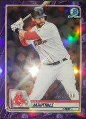 J.D. Martinez [Purple Refractor] Baseball Cards 2020 Bowman Chrome Prices