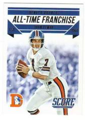 John Elway #5 Football Cards 2015 Panini Score All-Time Franchise Prices