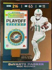 DeVante Parker [Playoff Ticket] #8 Football Cards 2019 Panini Contenders Prices