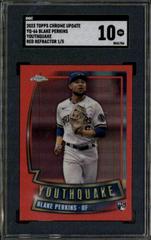 Blake Perkins [Red] #YQ-66 Baseball Cards 2023 Topps Chrome Youthquake Prices