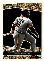 Cecil Fielder #30 Baseball Cards 1993 Topps Black Gold Prices