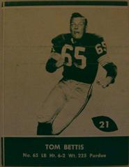 Tom Bettis Football Cards 1961 Lake to Lake Packers Prices