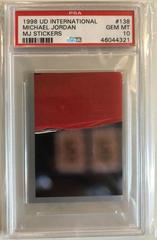 Michael Jordan #138 Basketball Cards 1998 Upper Deck International MJ Stickers Prices