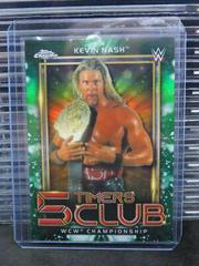 Kevin Nash [Green Refractor] Wrestling Cards 2021 Topps Chrome WWE 5 Timers Club Prices