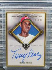 Tony Perez Baseball Cards 2023 Topps Gilded Collection Gold Framed Hall of Famers Autographs Prices