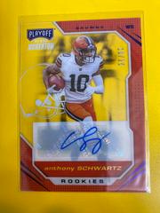 Anthony Schwartz [Autograph Purple] #PMR-25 Football Cards 2021 Panini Chronicles Playoff Momentum Rookies Prices