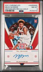 Miles McBride [Gold] Basketball Cards 2021 Panini Chronicles Hometown Heroes Rookie Autographs Prices