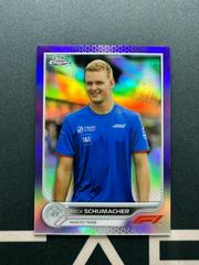 Mick Schumacher [Purple] Racing Cards 2022 Topps Chrome Formula 1 Prices