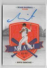 Sixto Sanchez Baseball Cards 2021 Panini Chronicles America's Pastime Autographs Prices