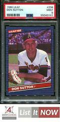 Don Sutton Baseball Cards 1986 Leaf Prices