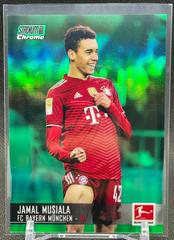 Jamal Musiala [Green Refractor] Soccer Cards 2021 Stadium Club Chrome Bundesliga Prices