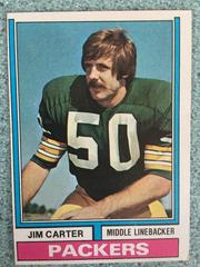 Jim Carter #472 Football Cards 1974 Topps Prices