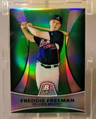 Freddie Freeman [Green Refractor] Baseball Cards 2010 Bowman Platinum Prospects Prices
