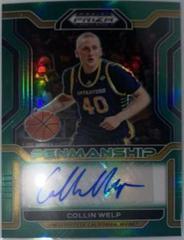 Collin Welp [Green] #CP-CWE Basketball Cards 2022 Panini Prizm Draft Picks College Penmanship Autographs Prices