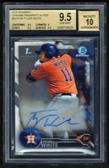 Tyler White #CPA-TW Baseball Cards 2016 Bowman Chrome Prospect Autograph Prices