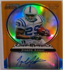 Joseph Addai [Autograph Refractor] #BS-JA1 Football Cards 2006 Bowman Sterling Prices