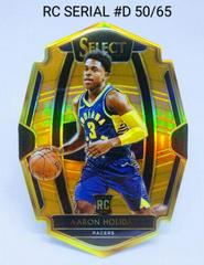 Aaron Holiday [Die Cut Orange Prizm] #126 Basketball Cards 2018 Panini Select Prices