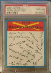 Boston Red Sox Baseball Cards 1973 Topps Team Checklist Prices