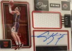 Corey Kispert #PR-CKP Basketball Cards 2021 Panini One and One Prime Rookie Jersey Autographs Prices