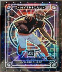 Ja'Marr Chase [Black Pandora] Football Cards 2022 Panini Donruss Optic Mythical Prices