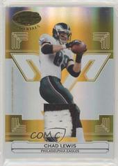 Chad Lewis [Mirror Gold] Football Cards 2006 Leaf Certified Materials Prices