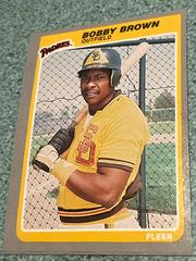Bobby Brown #28 Baseball Cards 1985 Fleer Prices